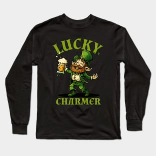 Lucky Charmer Leprechaun St Patrick's Long Sleeve T-Shirt